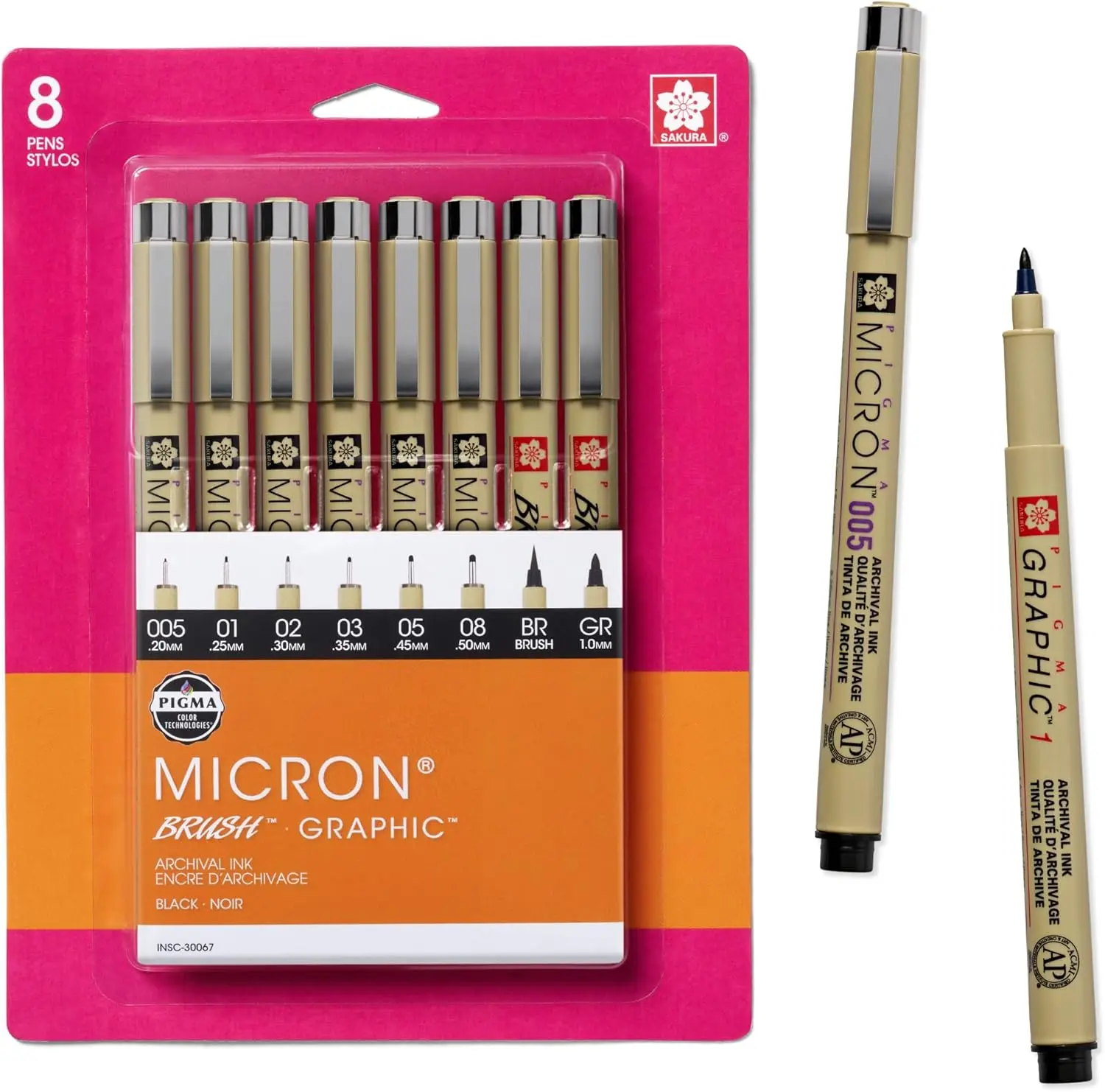 Fineliner Drawing Pens Set, 8  - Archive Box Set recensie en prijs