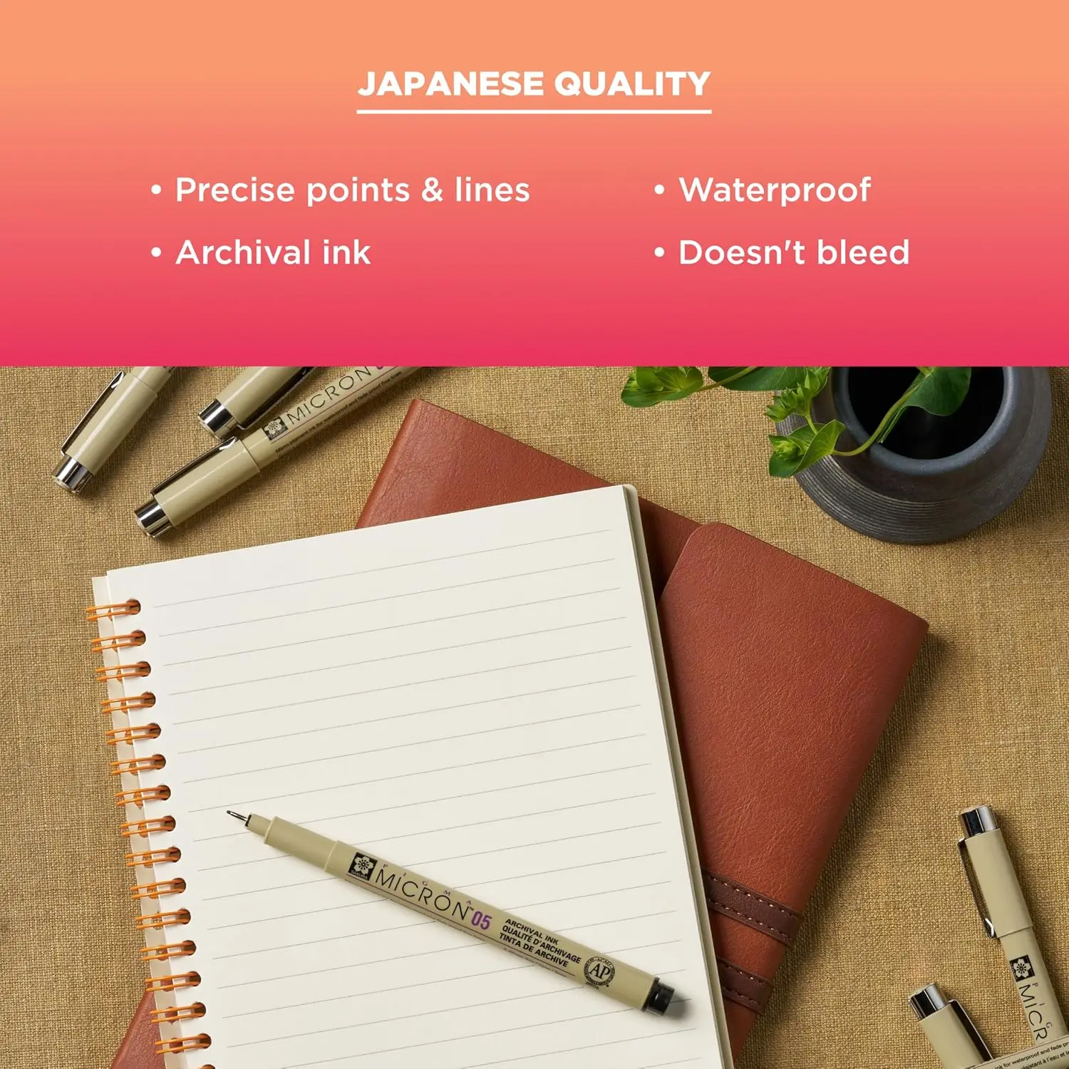 Fineliner Drawing Pens Set, 8  - Archive Box Set recensie en prijs
