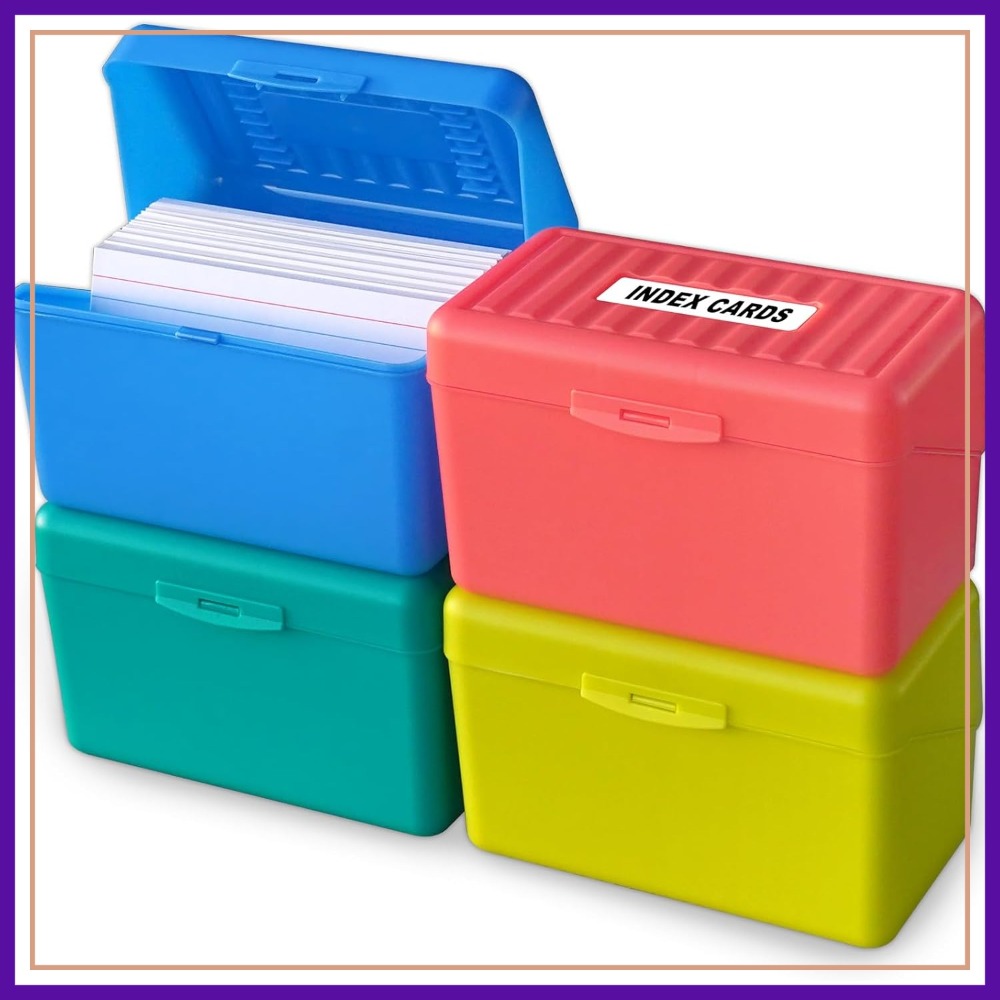 Olivo Index Card Holder Box 3x - Index Card Holder recensie en prijs