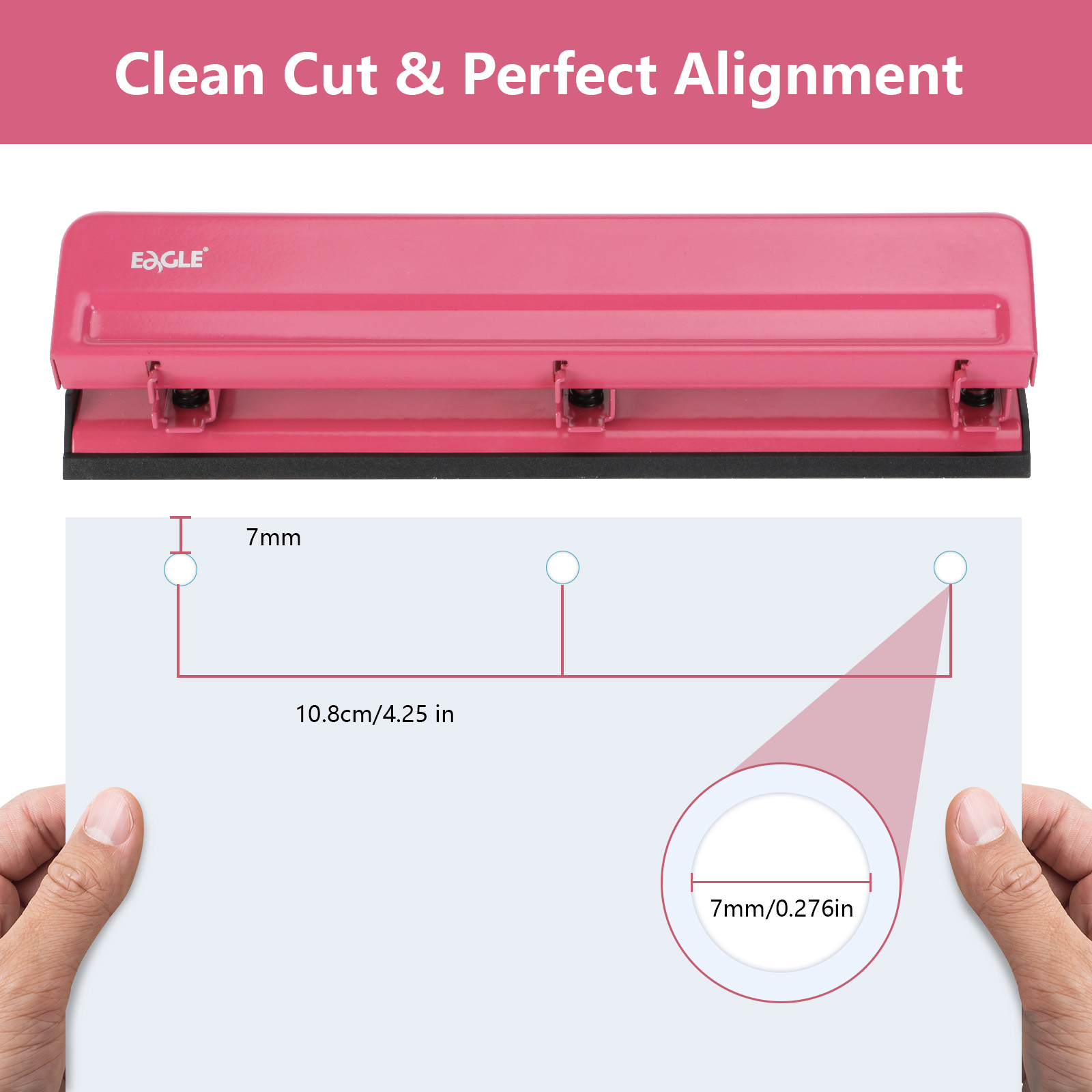 EAGLE 3-Hole Puncher for A4 Pa - Binder A4 Lever recensie en prijs