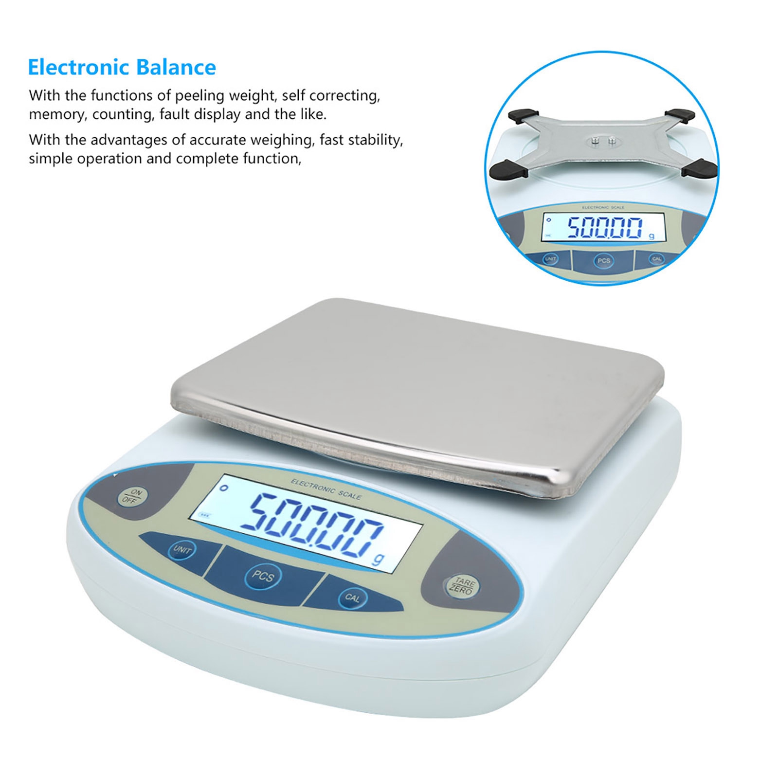 5000g 0.01g Digital Precision  - Tape Dispenser Weighted recensie en prijs