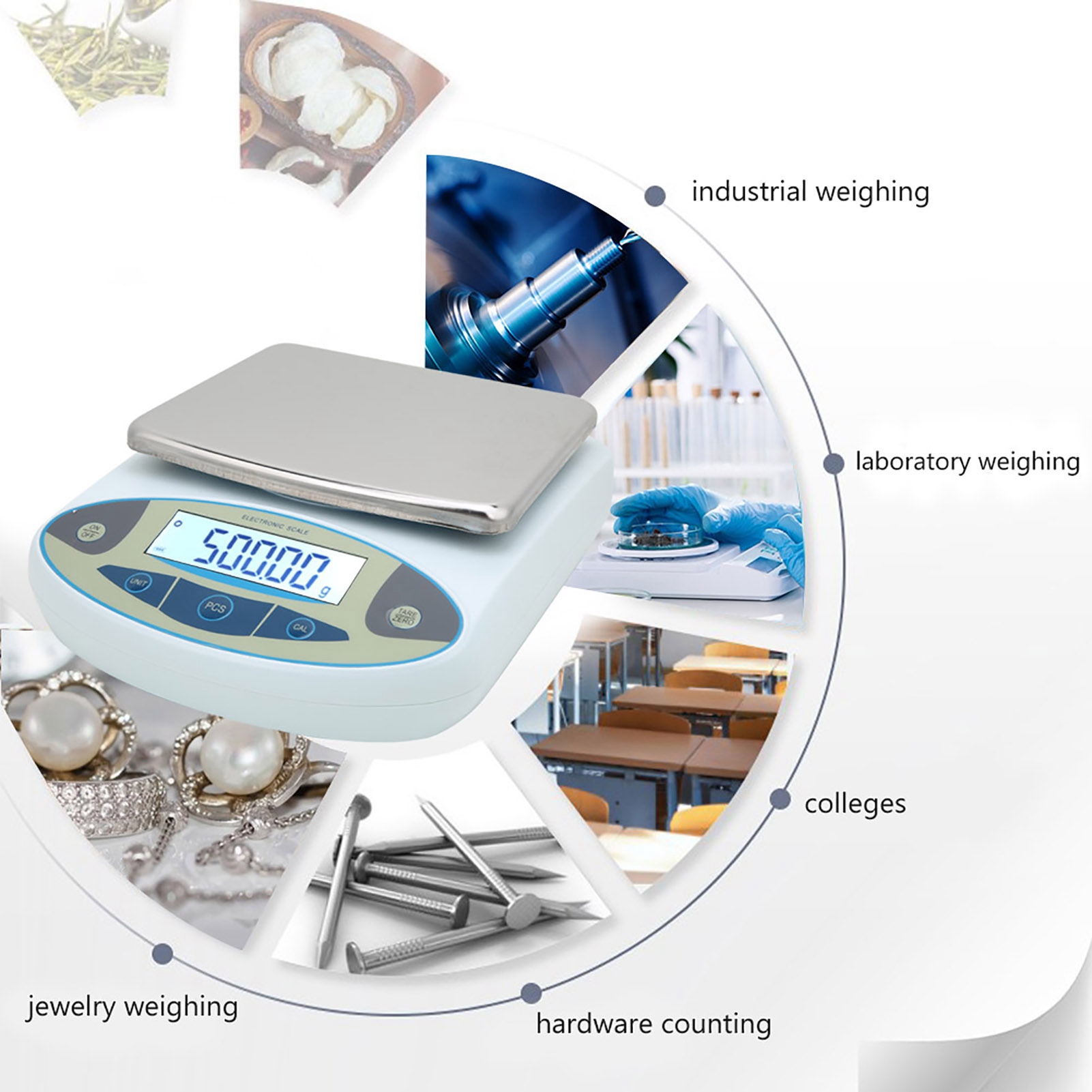 5000g 0.01g Digital Precision  - Tape Dispenser Weighted recensie en prijs