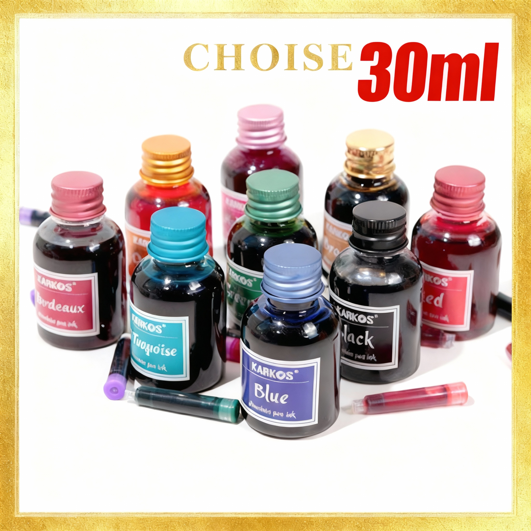 Pure Black Colorful Fountain P - Fountain Pen Bottled Ink recensie en prijs