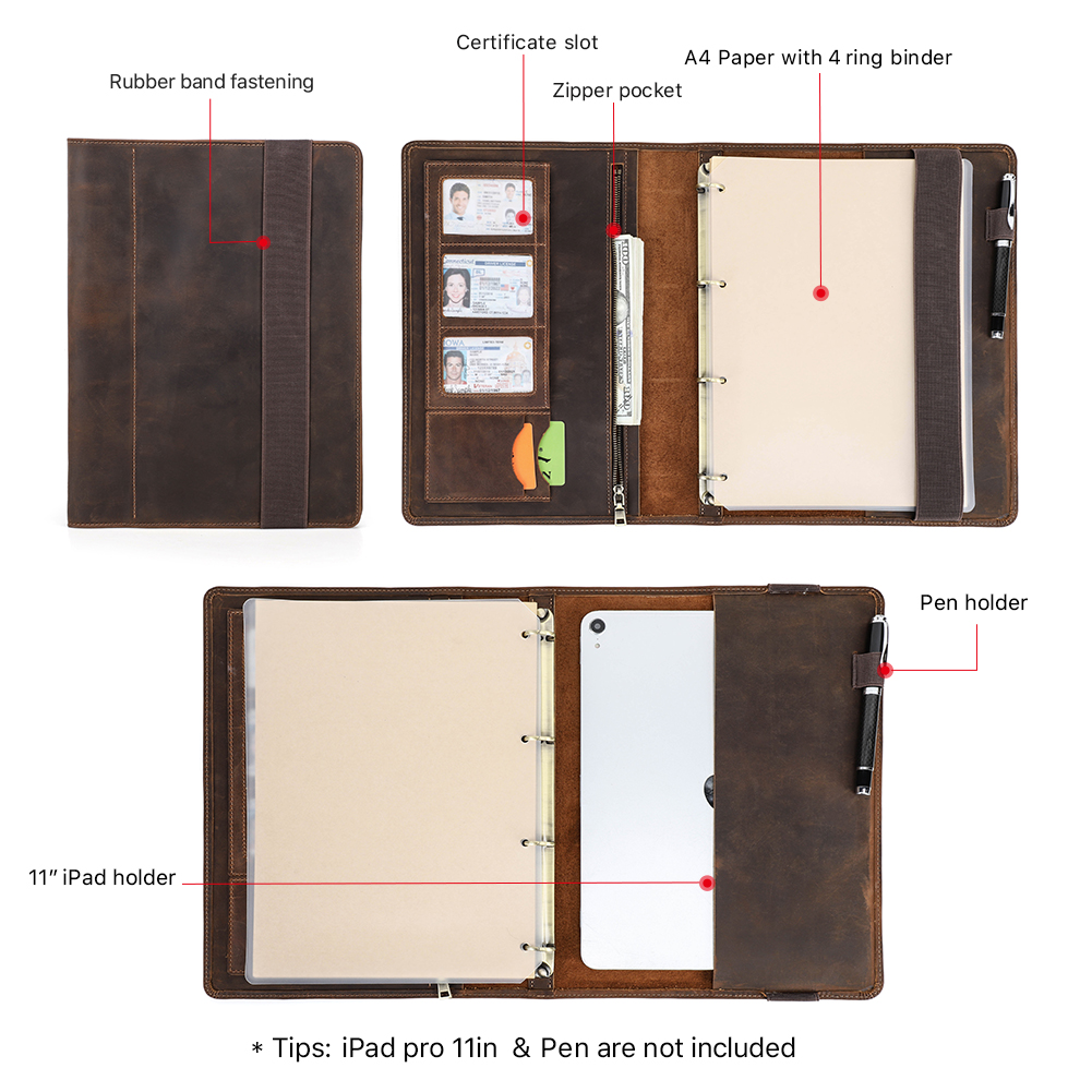 Luxury Retro Business A4 Noteb - Binder A4 Lever recensie en prijs