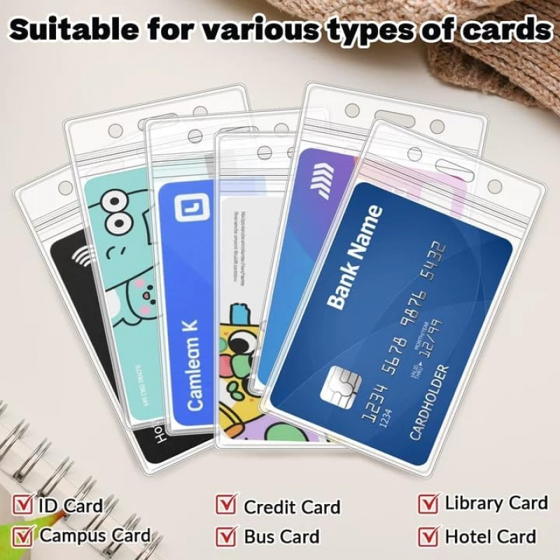 50 PCS Plastic Badge Holder, V - Index Card Holder recensie en prijs