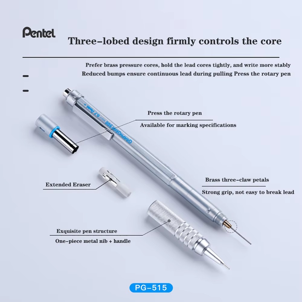1pc Pentel Graphgear 500 Draft - Mechanical Pencil 0.3 recensie en prijs