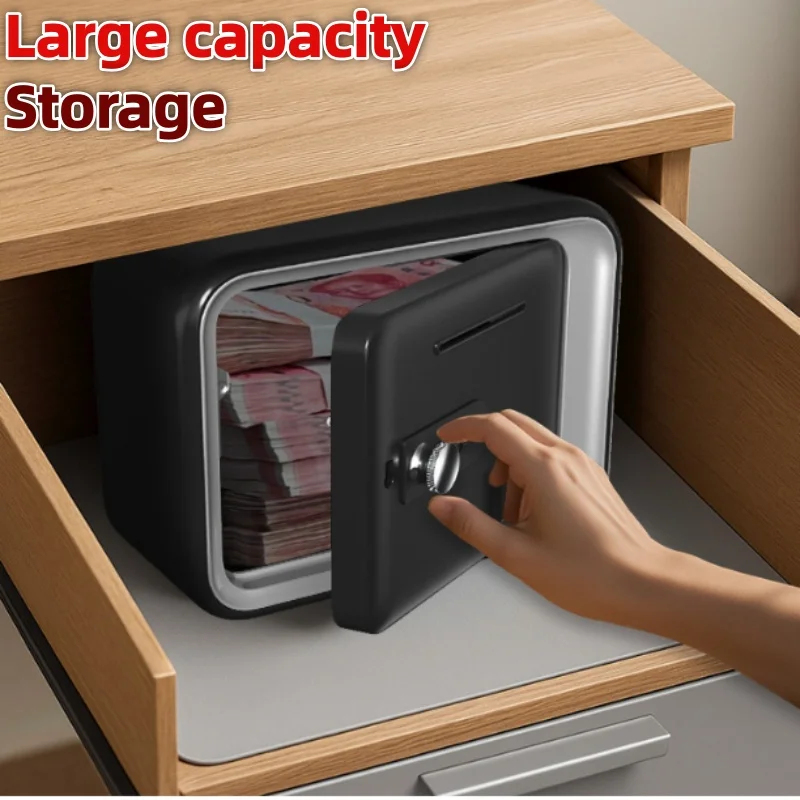 24x18x15cm Safe Box with Key L - Card Index Box recensie en prijs
