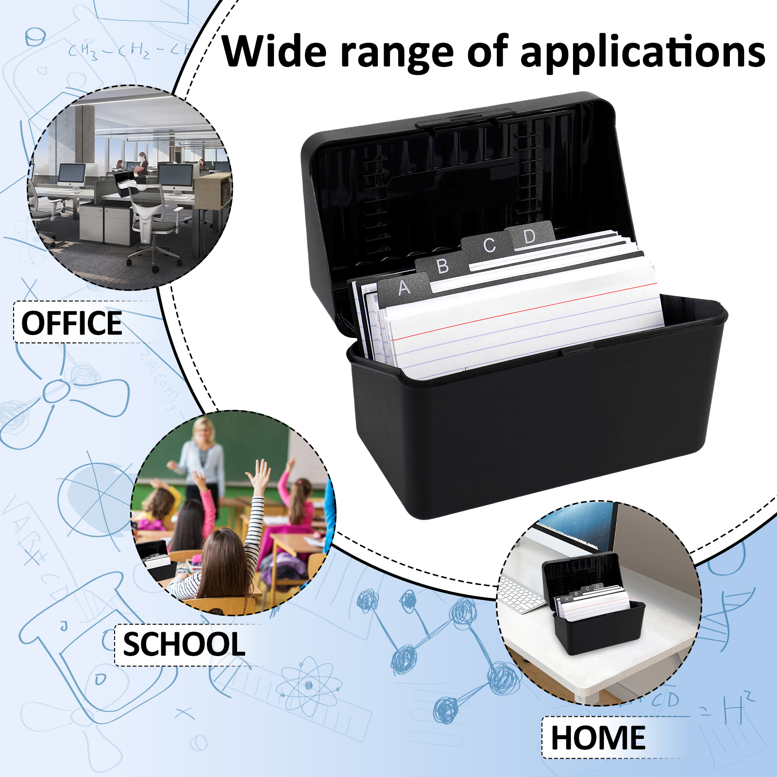 1 Set Index Card Organizer Box - Card Index Box recensie en prijs