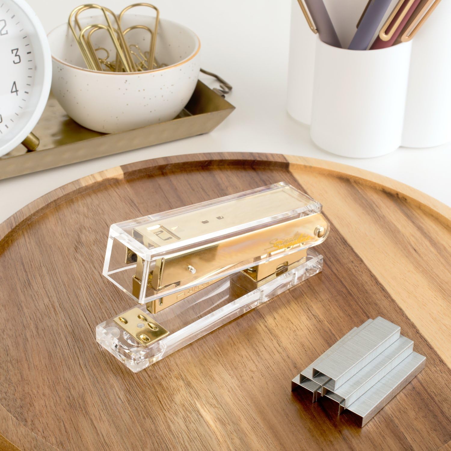 Clear Acrylic Gold Stapler, 20 - Stapler Half Strip recensie en prijs